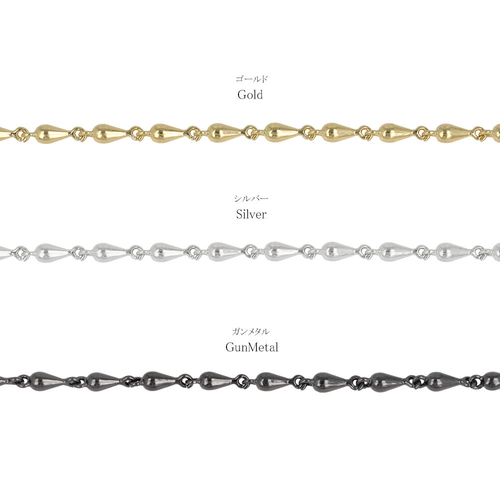 ブレスレット Awesome ニッケルフリー メタル ドロップ チェーンブレスレット