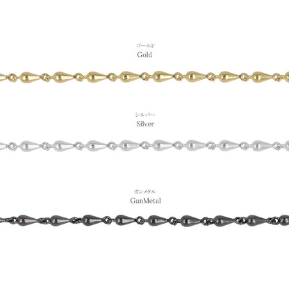 ブレスレット Awesome ニッケルフリー メタル ドロップ チェーンブレスレット