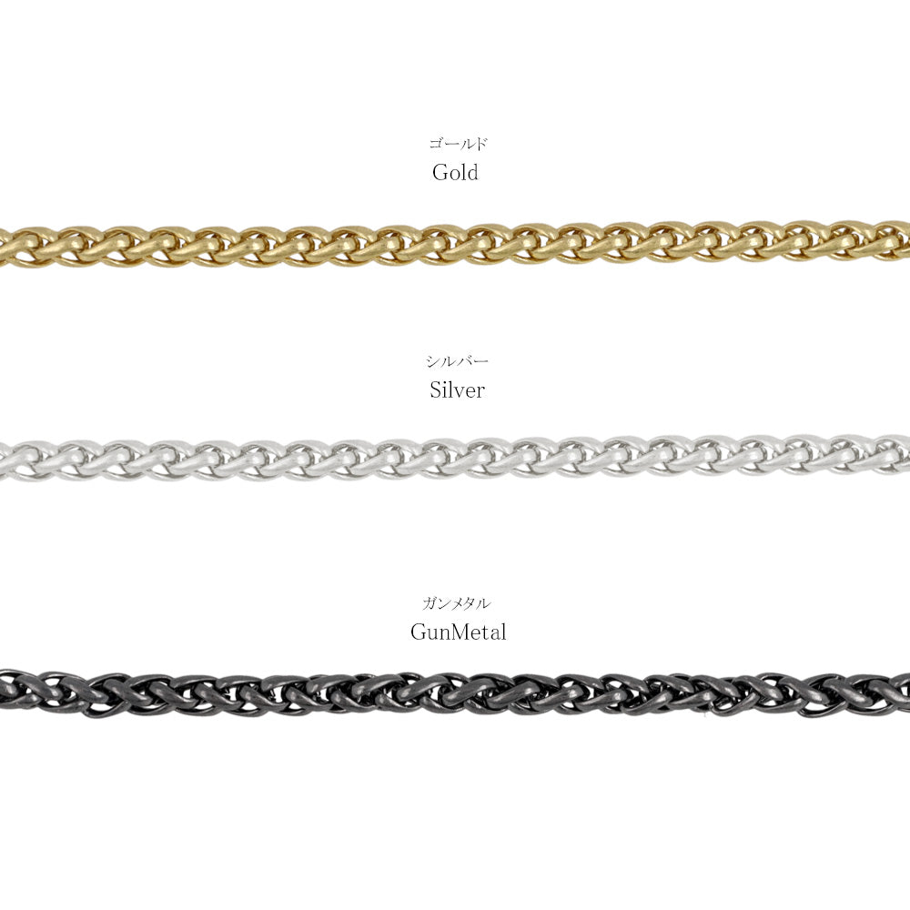 ブレスレット Awesome ニッケルフリー メタル スピガ チェーンブレスレット