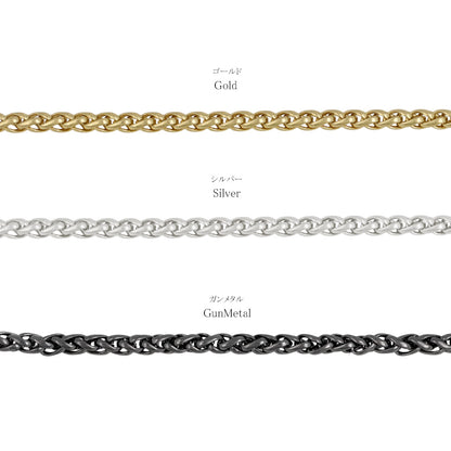 ブレスレット Awesome ニッケルフリー メタル スピガ チェーンブレスレット