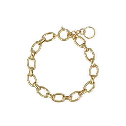 ブレスレット Awesome ニッケルフリー メタル オーバル チェーンブレスレット