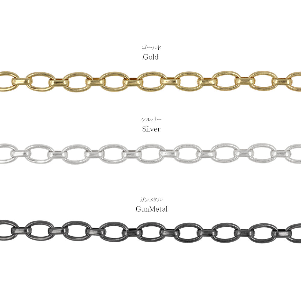ブレスレット Awesome ニッケルフリー メタル オーバル チェーンブレスレット