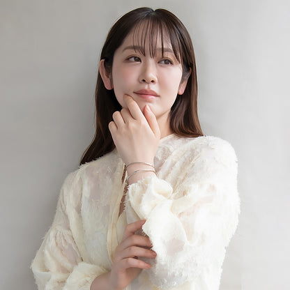 ブレスレット set half bangle ニッケルフリー メタル ツイスト スクエアカット 2本セット スリム ハーフバングル