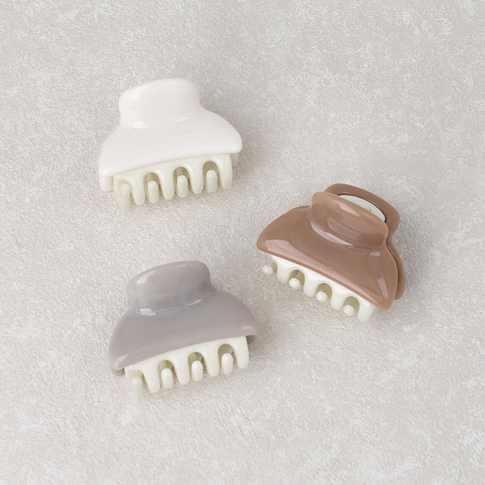 ヘアクリップ カラー ミニ 40mm バンスクリップ