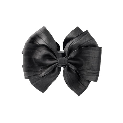 ヘアクリップ リボン ダブル バンスクリップ