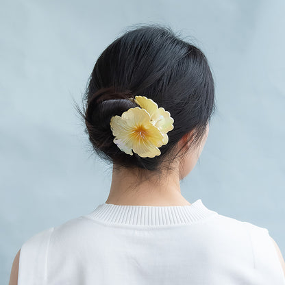 ヘアクリップ フラワー ハイビスカス バンスクリップ