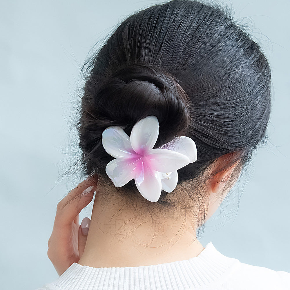 ヘアクリップ フラワー プルメリア バンスクリップ – OSEWAYA