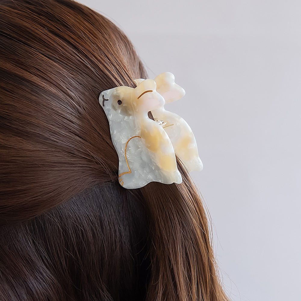 ヘアクリップ アニマル 動物 うさぎ バンスクリップ – OSEWAYA