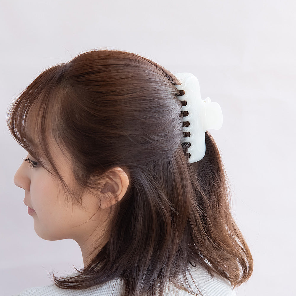 ヘアクリップ ラメ カラー レクタングル バンスクリップ – OSEWAYA