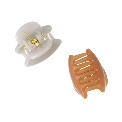 ヘアクリップ mini clip カラー 4個セット ミニ バンスクリップ