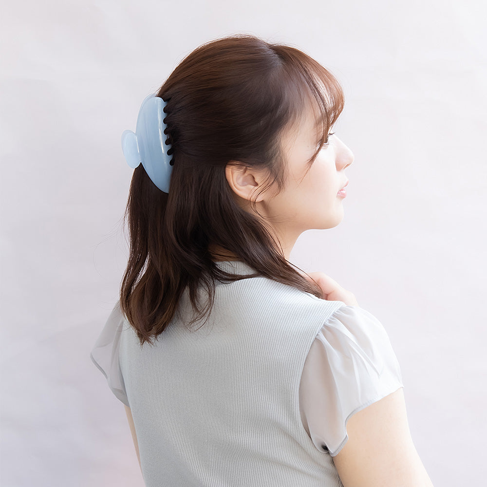 ヘアクリップ ラメ カラー バンスクリップ