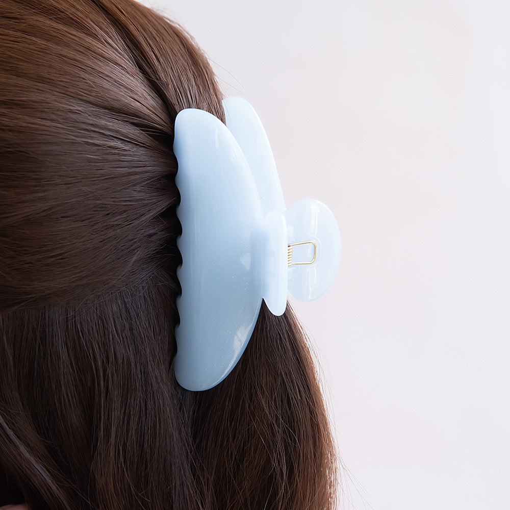 ヘアクリップ ラメ カラー バンスクリップ
