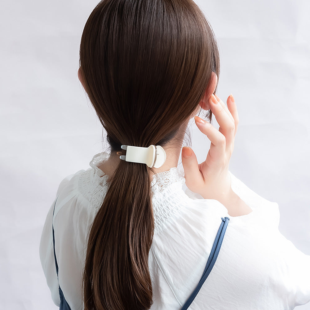 ヘアクリップ ANY ベーシック カラー クリア バンスクリップ