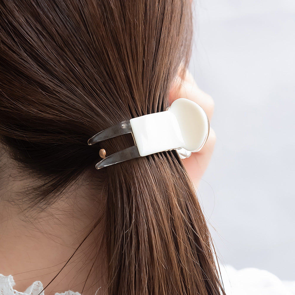 ヘアクリップ ANY ベーシック カラー クリア バンスクリップ