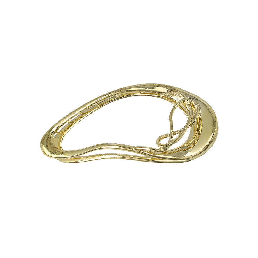 ヘアクリップ ニッケルフリー メタル フレーム ライン