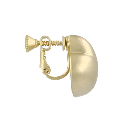 イヤリング ニッケルフリー sable gold メタル プランプ ハート ネジバネ式イヤリング