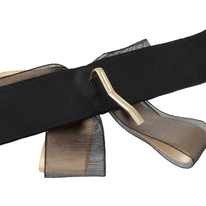 ヘアカフ クラップカフ スリムタイプ ダブル リボン シアー