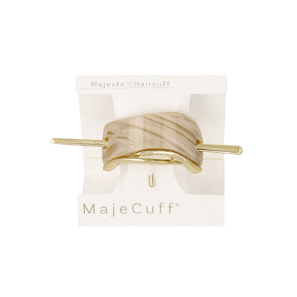 MajeCuff/マジェカフ マジェステみたいなヘアカフ メタル マーブル ウェーブライン