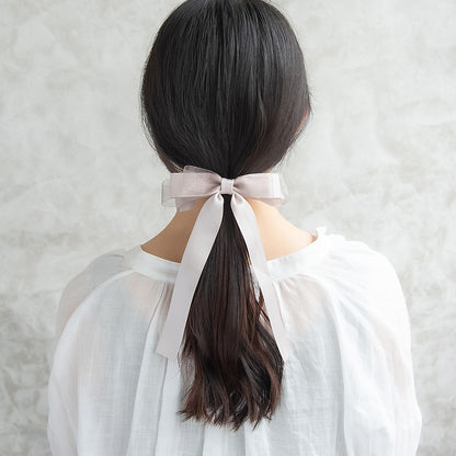 ヘアカフ サテン ロングリボン