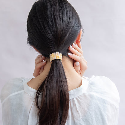 ヘアカフ ニッケルフリー マーブルカラー ミニヘアリエル