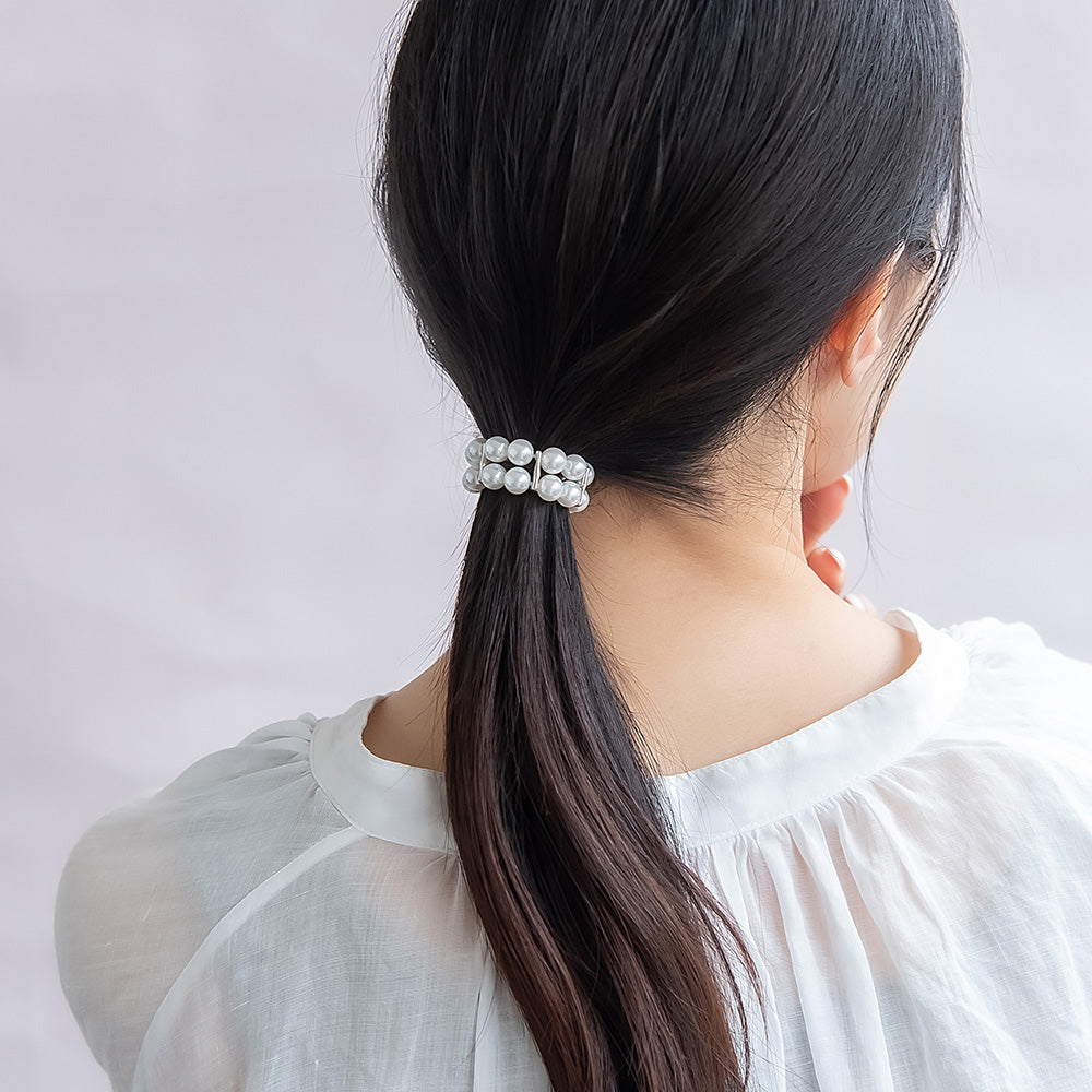 ヘアカフ ニッケルフリー メタル パール ミニヘアリエル