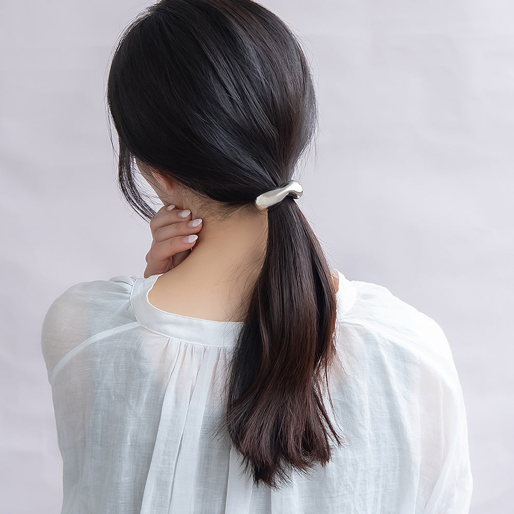 ヘアカフ 巻き込みカフ ニッケルフリー メタル ウエーブ プランプ
