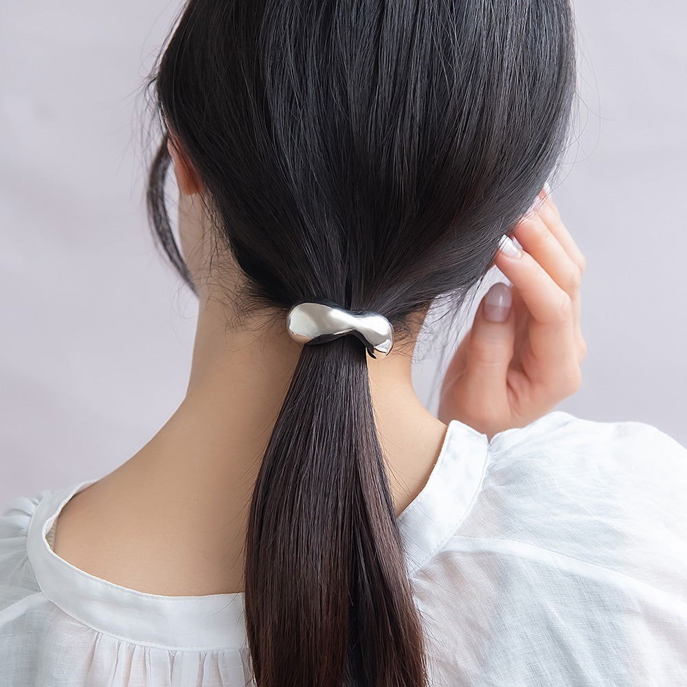 ヘアカフ 巻き込みカフ ニッケルフリー メタル ウエーブ プランプ