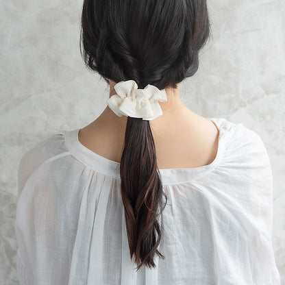 ヘアカフ ギャザー フリル シュシュ風 ワイヤーカフ