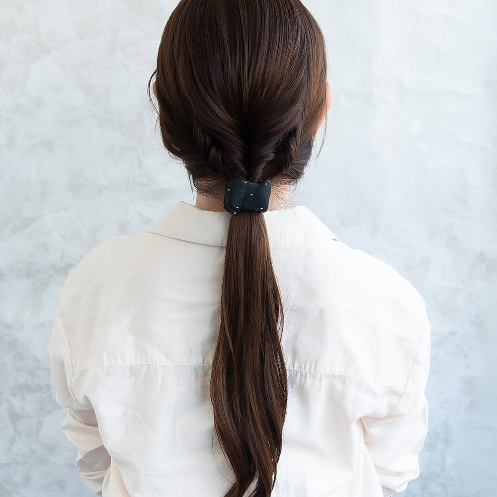 ヘアカフ クラップカフ パステルカラー ピンドット