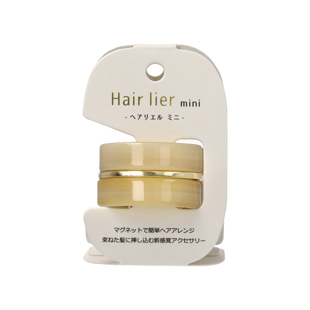 ヘアカフ メタル ライン マーブル カラー ミニヘアリエル