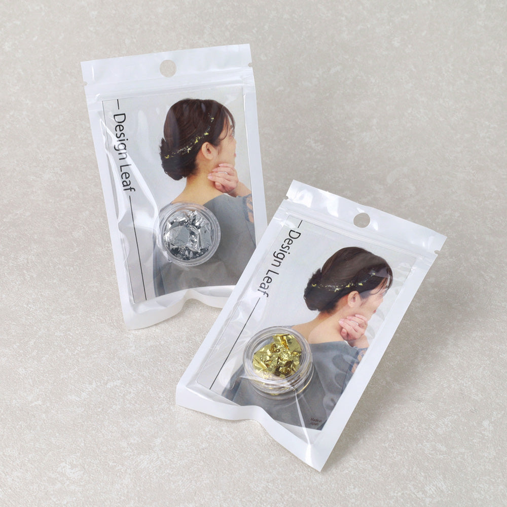ヘアアレンジパーツ 金箔・銀箔 ケース入り