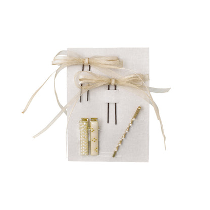 ヘアアレンジセット 5個セット（リボンUピン/ミニクリップ/ピン）