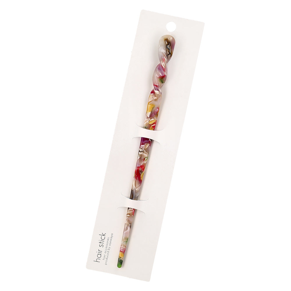 かんざし hair stick マーブル カラー ツイスト