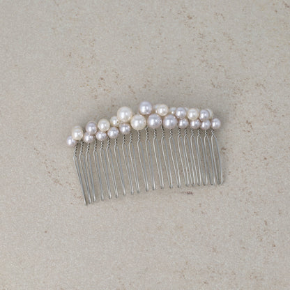 Classy コーム パール ミックスカラー ワイヤーコーム ヘアコーム