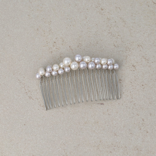Classy コーム パール ミックスカラー ワイヤーコーム ヘアコーム