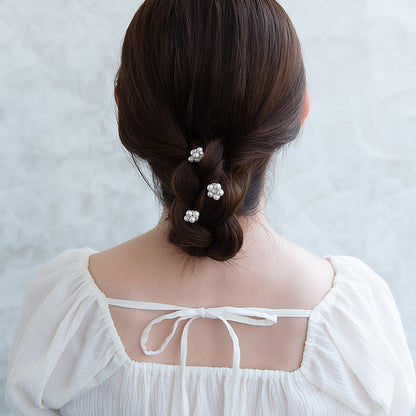 Classy ヘアピン ストーン パール ミックスカラー Uピン