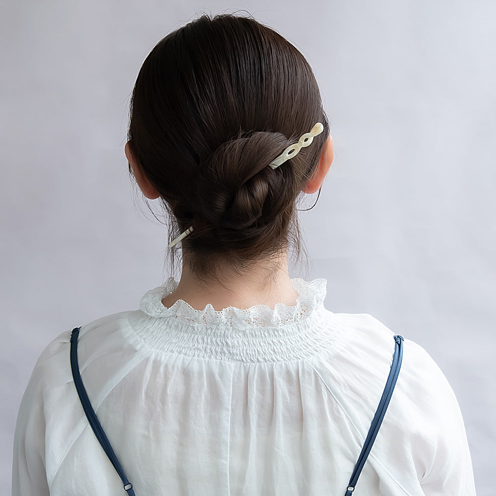 かんざし hair stick マーブル カラー ツイスト