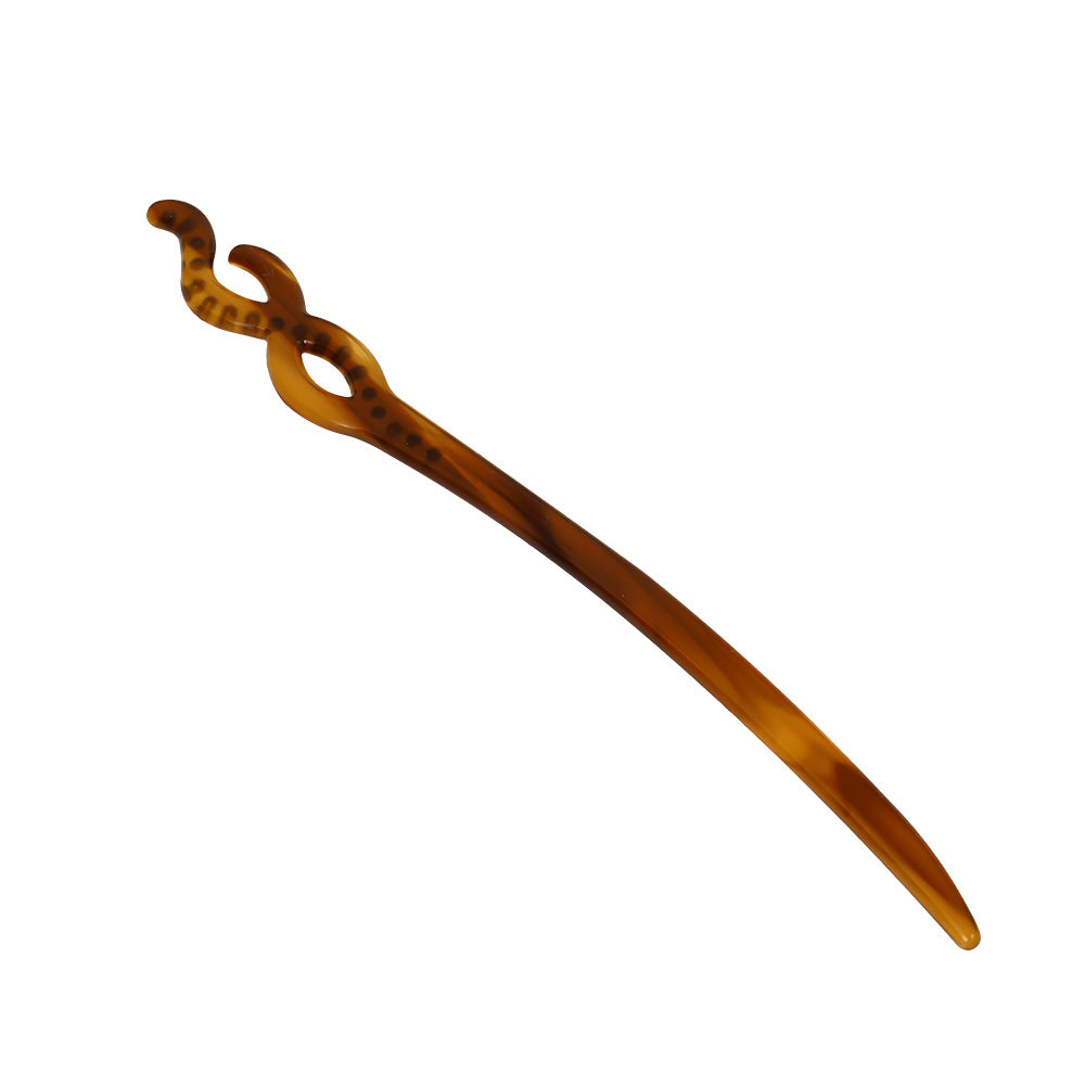 かんざし hair stick ストーン マーブル カラー クロス ウエーブ