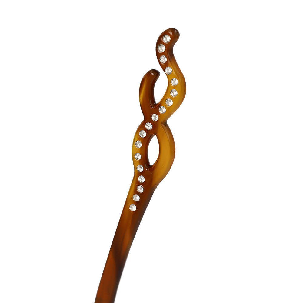 かんざし hair stick ストーン マーブル カラー クロス ウエーブ