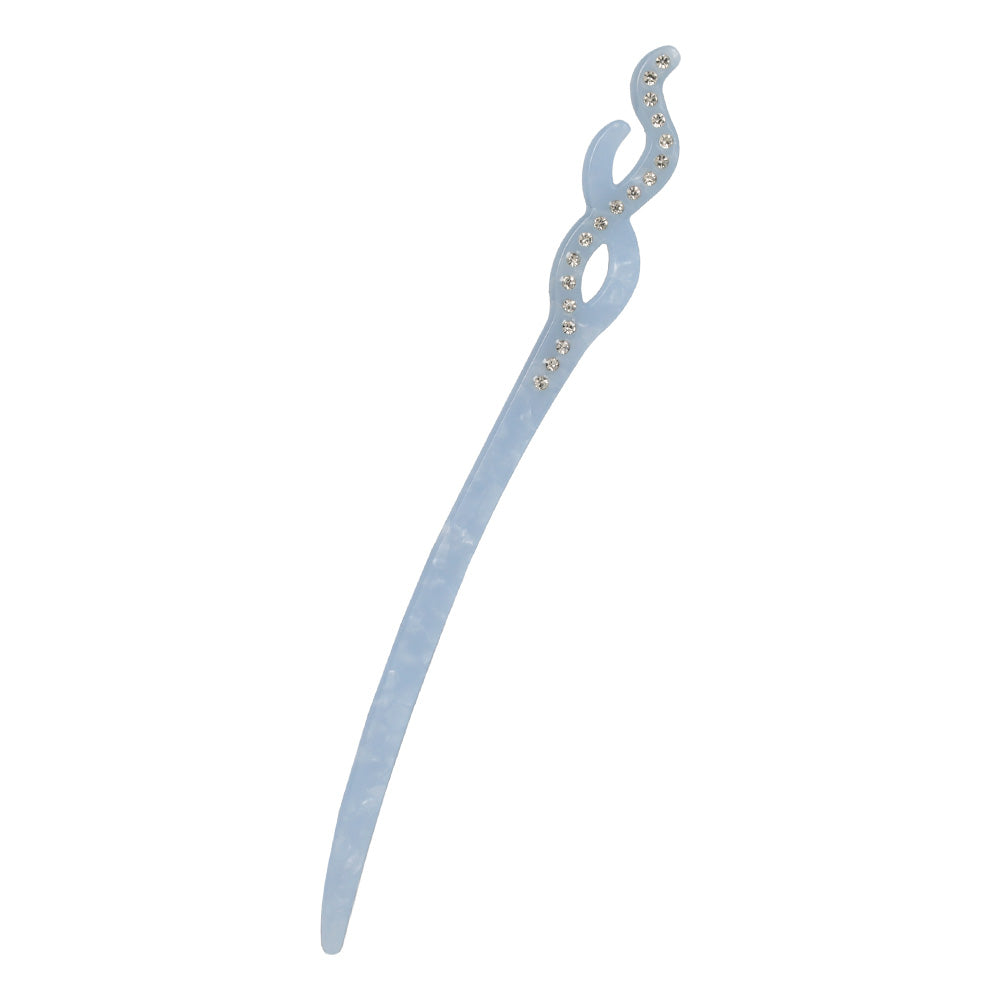 かんざし hair stick ストーン マーブル カラー クロス ウエーブ