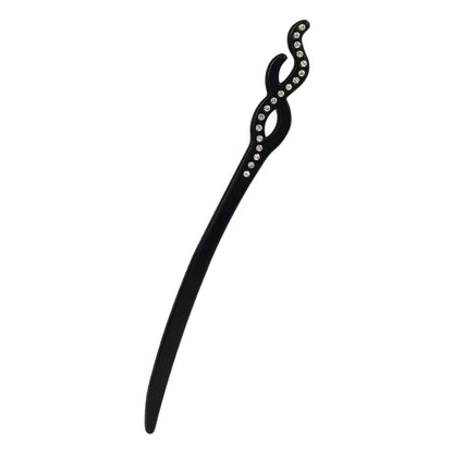 かんざし hair stick ストーン マーブル カラー クロス ウエーブ