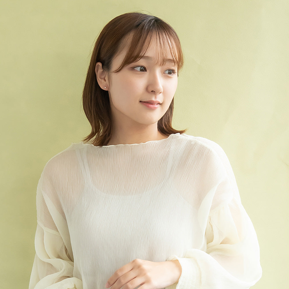樹脂ピアス ニッケルフリー ミニ ワイヤー フラワー カラー ストーン パール 5個セット スタッドピアス