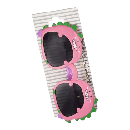 キッズアクセサリー ファッション用グラス 恐竜 カラー レンズ