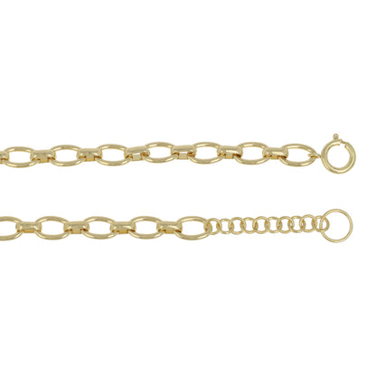 ネックレス Awesome ニッケルフリー メタル オーバルチェーン ショートネックレス