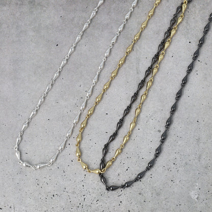 ネックレス Awesome ニッケルフリー メタル ドロップチェーン ショートネックレス