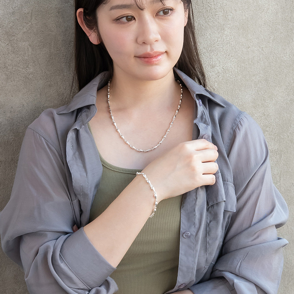 ネックレス Awesome ニッケルフリー メタル ドロップチェーン ショートネックレス