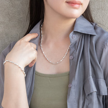 ネックレス Awesome ニッケルフリー メタル ドロップチェーン ショートネックレス
