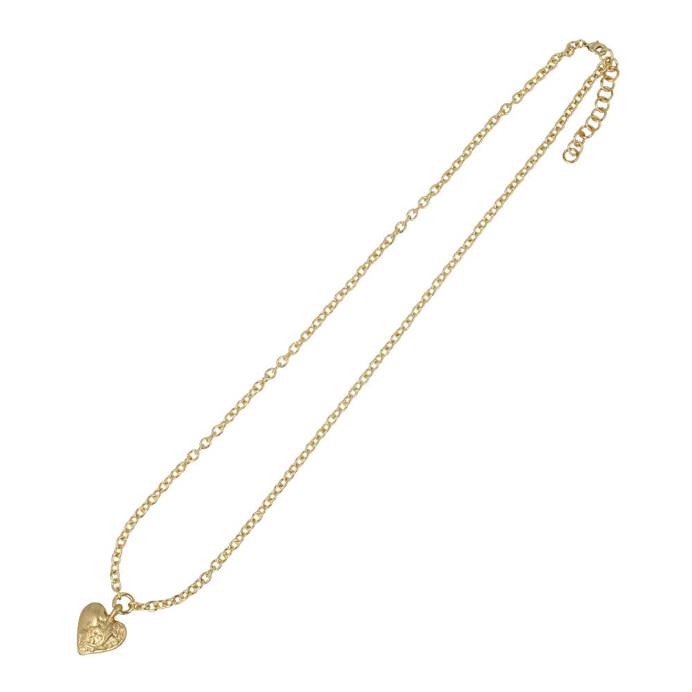 ネックレス Awesome ニッケルフリー メタル ハート チェーン ロングネックレス