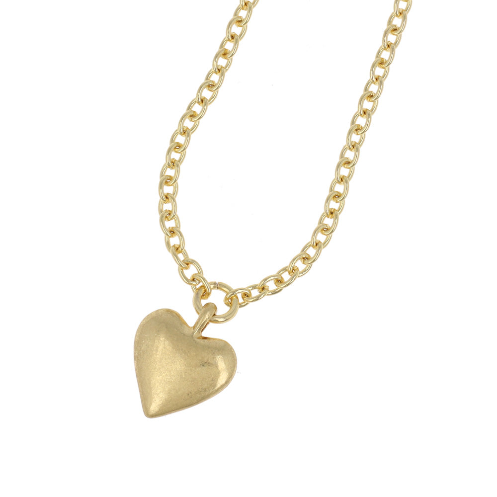 ネックレス Awesome ニッケルフリー メタル ハート チェーン ロングネックレス