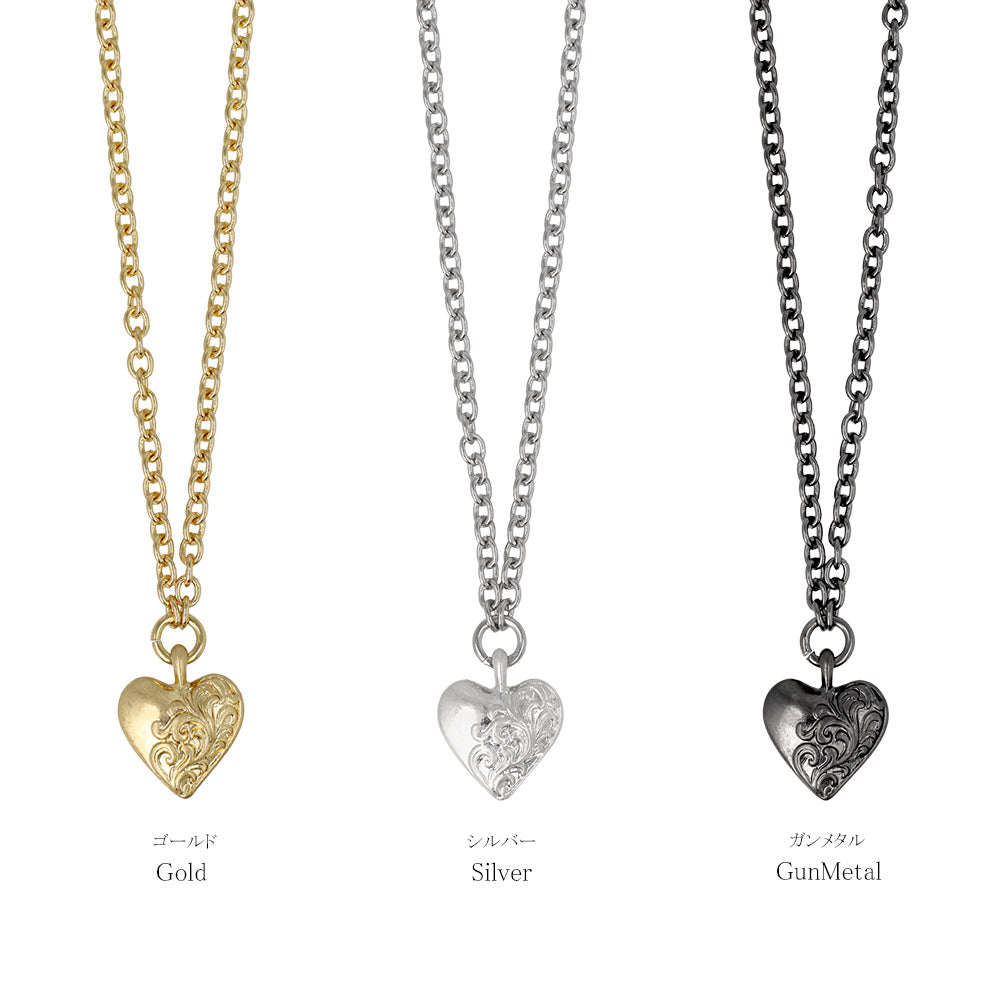 ネックレス Awesome ニッケルフリー メタル ハート チェーン ロングネックレス